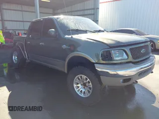 2002 Ford F-150 XLT with VIN 1FTRW08L42KE05595, listed as a IAAI auction lot 41486251 with 1 mi miles. Bid and sale history available at carsss.com. Image 1.