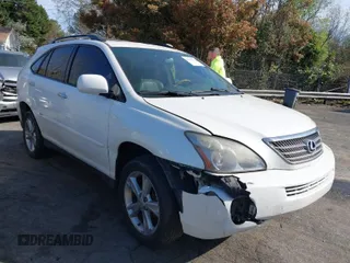 2008 Lexus RX 400h with VIN JTJHW31U882855000, listed as a IAAI auction lot 41912173 with 332,889 mi miles and . Bid and sale history available at DreamBid. Image 1.