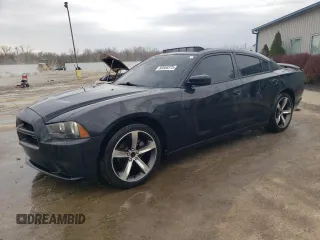 2014 Dodge Charger SXT with VIN 2C3CDXHG4EH277625, listed as a Copart auction lot 50568375 with 135,843 mi miles and Salvage Title. Bid and sale history available at carsss.com. Image 1.