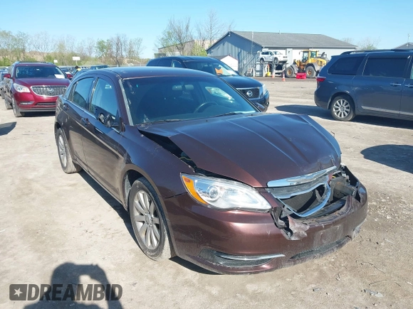 2012 Chrysler 200 Touring with VIN 1C3CCBBB3CN278191, listed as a IAAI auction lot 42119455 with 170,180 mi miles and . Bid and sale history available at DreamBid. Image 1.