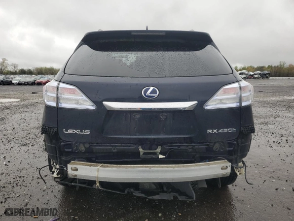 2010 Lexus RX 450h with VIN JTJBC1BA6A2026391, listed as a Copart auction lot 50728435 with 215,357 mi miles and Clean Title. Bid and sale history available at carsss.com. Image 6.