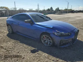 2021 BMW 4 Series M440i xDrive with VIN WBA13AR0XMCG16250, listed as a Copart auction lot 49556245 with 52,717 mi miles and Non Repairable. Bid and sale history available at DreamBid. Image 4.