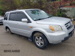 2006 Honda Pilot EX-L with VIN 2HKYF18606H513308, listed as a IAAI auction lot 42187787 with 185,716 mi miles and . Bid and sale history available at DreamBid. Image 1.