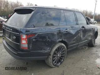 2015 Land Rover Range Rover Autobiography with VIN SALGV2TFXFA217448, listed as a Copart auction lot 81791184 with 102,703 mi miles and Salvage title. Bid and sale history available at DreamBid. Image 3.