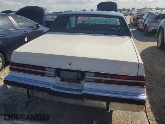 1984 Buick Regal with VIN 1G4AM47A7EH420311, listed as a Copart auction lot 78300284 with 81,206 mi miles and Non Repairable. Bid and sale history available at DreamBid. Image 6.