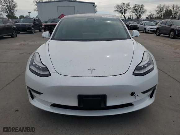 2020 Tesla Model 3 Standard Range Plus with VIN 5YJ3E1EA6LF661897, listed as a Copart auction lot 47617325 with 38,744 mi miles and Salvage Title. Bid and sale history available at carsss.com. Image 5.