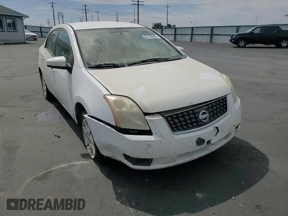 2007 Nissan Sentra S with VIN 3N1AB61E27L620022, listed as a Copart auction lot 62133085 with 204,460 mi miles and Salvage title. Bid and sale history available at DreamBid. Image 13.