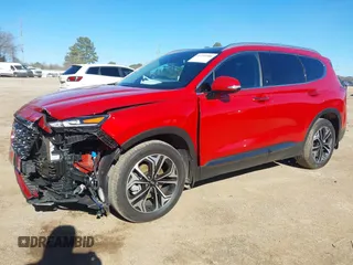 2020 Hyundai Santa Fe Limited with VIN 5NMS53AA2LH283122, listed as a IAAI auction lot 41259980 with 16,080 mi miles and . Bid and sale history available at DreamBid. Image 18.
