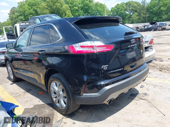 2021 Ford Edge Titanium z VIN 2FMPK3K96MBA16046, wystawiony jako IAAI lot #42137419 z przebiegiem 88 622 mil mil oraz . Historia ofert i sprzedaży dostępna na DreamBid. Obrazek 3.