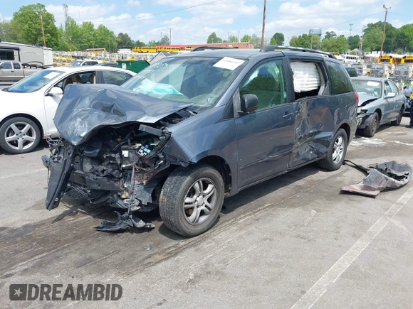 2009 Toyota Sienna CE with VIN 5TDZK23C89S277864, listed as a IAAI auction lot 42086182 with 223,870 mi miles and . Bid and sale history available at DreamBid. Image 2.