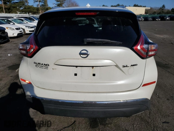 2015 Nissan Murano Platinum with VIN 5N1AZ2MH7FN205408, listed as a Copart auction lot 48922835 with 154,667 mi miles and Salvage Title. Bid and sale history available at DreamBid. Image 6.
