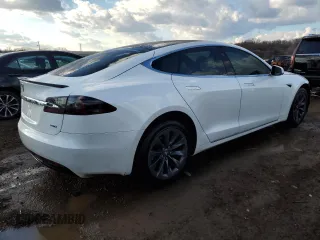2017 Tesla Model S 100D с VIN 5YJSA1E26HF212985, выставлен на аукционе Copart как лот 46702705 с пробегом 58 179 миль миль и Списание • Salvage title. История ставок и продаж доступна на DreamBid. Изображение 3.