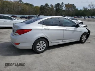 2016 Hyundai Accent SE with VIN KMHCT4AE8GU983076, listed as a Copart auction lot 50184595 with 90,658 mi miles and Salvage Title. Bid and sale history available at carsss.com. Image 3.
