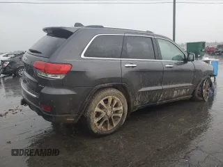 2018 Jeep Grand Cherokee Limited with VIN 1C4RJFBG6JC378311, listed as a Copart auction lot 53824985 with 96,596 mi miles and Salvage Title. Bid and sale history available at DreamBid. Image 3.