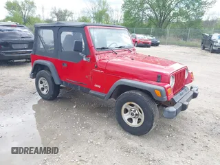 1998 Jeep Wrangler SE with VIN 1J4FY29P2WP766420, listed as a IAAI auction lot 42318624 with 200,129 mi miles and . Bid and sale history available at DreamBid. Image 1.