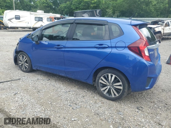 2016 Honda Fit EX with VIN JHMGK5H7XGX041744, listed as a Copart auction lot 60459835 with 76,698 mi miles and Salvage title. Bid and sale history available at DreamBid. Image 2.