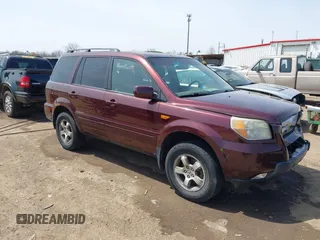 2008 Honda Pilot EX-L z VIN 5FNYF18788B017120, wystawiony jako IAAI lot #42053938 z przebiegiem 150 595 mil mil oraz . Historia ofert i sprzedaży dostępna na DreamBid. Obrazek 1.