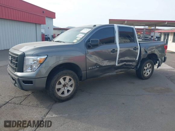 2021 Nissan Titan SV with VIN 1N6AA1EE6MN534413, listed as a IAAI auction lot 41778376 with 47,794 mi miles. Bid and sale history available at carsss.com. Image 18.