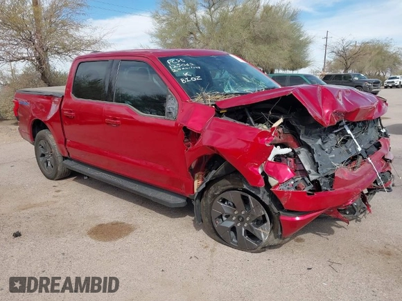 2023 Ford F-150 Lightning Pro z VIN 1FTVW1EL8PWG55060, wystawiony jako IAAI lot #41701864 z przebiegiem Nie podano mil oraz . Historia ofert i sprzedaży dostępna na DreamBid. Obrazek 1.