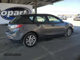 2013 Mazda 3 i Touring with VIN JM1BL1LP3D1736414, listed as a Copart auction lot 53911705 with 159,570 mi miles and Salvage Title. Bid and sale history available at carsss.com. Image 3.