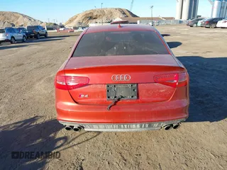 2014 Audi S4 Premium Plus with VIN WAUDGAFL3EA078839, listed as a IAAI auction lot 41428351 with 55,582 mi miles. Bid and sale history available at carsss.com. Image 16.