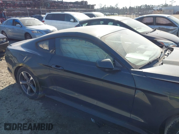 2015 Ford Mustang V6 with VIN 1FA6P8AM3F5361567, listed as a IAAI auction lot 41848483 with 89,257 mi miles and . Bid and sale history available at DreamBid. Image 13.