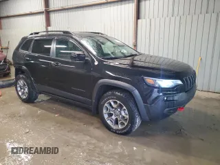 2022 Jeep Cherokee Trailhawk with VIN 1C4PJMBX3ND542576, listed as a Copart auction lot 85100224 with 18,911 mi miles and Salvage Title. Bid and sale history available at carsss.com. Image 4.