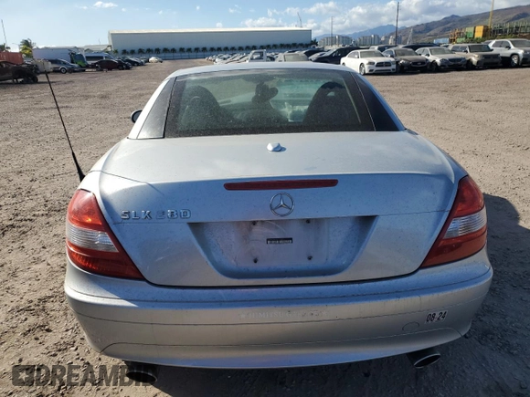2006 Mercedes-Benz SLK 280 z VIN WDBWK54F56F115231, wystawiony jako Copart lot #52214905 z przebiegiem 87 263 mil mil oraz Szkoda całkowita • Salvage title. Historia ofert i sprzedaży dostępna na DreamBid. Obrazek 6.