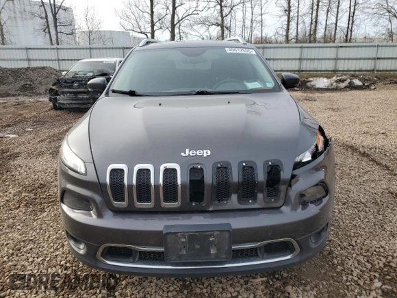 2015 Jeep Cherokee Limited with VIN 1C4PJLDB7FW701648, listed as a Copart auction lot 49612655 with 118,760 mi miles and Salvage Title. Bid and sale history available at DreamBid. Image 5.