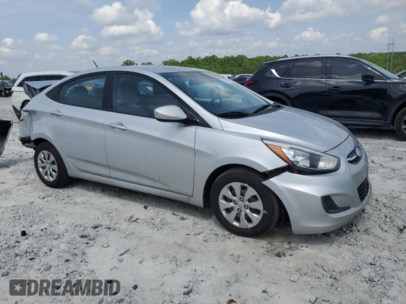 2015 Hyundai Accent GLS with VIN KMHCT4AE8FU907386, listed as a Copart auction lot 54400335 with 86,951 mi miles and Salvage Title. Bid and sale history available at DreamBid. Image 4.