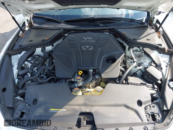 2021 Infiniti Q50 3.0t LUXE with VIN JN1EV7BP3MM700462, listed as a IAAI auction lot 41800539 with 55,866 mi miles. Bid and sale history available at carsss.com. Image 10.