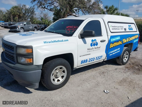 2014 Chevrolet Silverado 1500 Work Truck with VIN 1GCNCPEH9EZ343736, listed as a IAAI auction lot 41542321 with 222,641 mi miles. Bid and sale history available at carsss.com. Image 18.