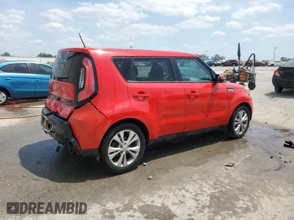 2016 Kia Soul + with VIN KNDJP3A52G7861368, listed as a Copart auction lot 54333335 with 91,454 mi miles and Salvage Title. Bid and sale history available at carsss.com. Image 3.