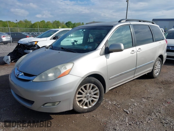 2008 Toyota Sienna XLE with VIN 5TDZK22C58S221834, listed as a IAAI auction lot 42183708 with 216,718 mi miles and . Bid and sale history available at DreamBid. Image 2.