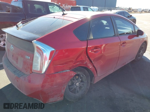 2015 Toyota Prius Four with VIN JTDKN3DU0F1869984, listed as a IAAI auction lot 41667818 with 160,454 mi miles. Bid and sale history available at carsss.com. Image 6.