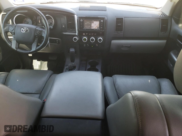 2018 Toyota Sequoia SR5 with VIN 5TDZY5G19JS070428, listed as a Copart auction lot 73185834 with 60,192 mi miles and Salvage Title. Bid and sale history available at carsss.com. Image 8.