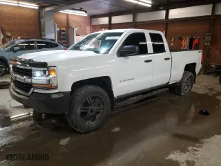 2018 Chevrolet Silverado 1500 Work Truck with VIN 1GCVKNEH8JZ331644, listed as a Copart auction lot 47600525 with 117,166 mi miles and Salvage Title. Bid and sale history available at carsss.com. Image 1.