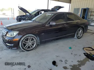 2012 Mercedes-Benz C-Class C 250 Sport with VIN WDDGF4HB2CR222281, listed as a Copart auction lot 55013895 with 128,987 mi miles and Clean Title. Bid and sale history available at carsss.com. Image 1.