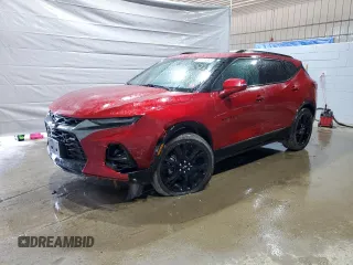 2021 Chevrolet Blazer RS with VIN 3GNKBKRS5MS581391, listed as a Copart auction lot 58306845 with 29,756 mi miles and Salvage title. Bid and sale history available at DreamBid. Image 1.