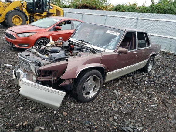 1989 Cadillac DeVille with VIN 1G6CD5157K4371390, listed as a Copart auction lot 72955004 with NaN miles and Salvage Title. Bid and sale history available at carsss.com. Image 1.