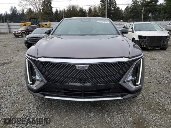 2024 Cadillac LYRIQ Luxury z VIN 1GYKPSRL1RZ138162, wystawiony jako Copart lot #51017895 z przebiegiem 905 mil mil oraz Szkody całkowita. Historia ofert i sprzedaży dostępna na DreamBid. Obrazek 5.