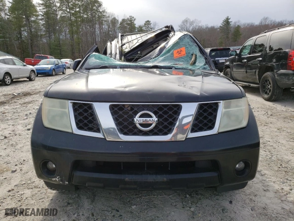 2005 Nissan Pathfinder LE with VIN 5N1AR18WX5C700361, listed as a Copart auction lot 50921015 with 267,873 mi miles and Clean Title. Bid and sale history available at carsss.com. Image 5.