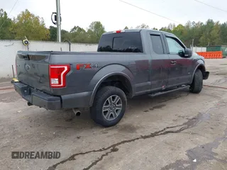 2015 Ford F-150 XLT with VIN 1FTEX1EP7FFA52955, listed as a IAAI auction lot 40799137 with 134,290 mi miles. Bid and sale history available at carsss.com. Image 4.