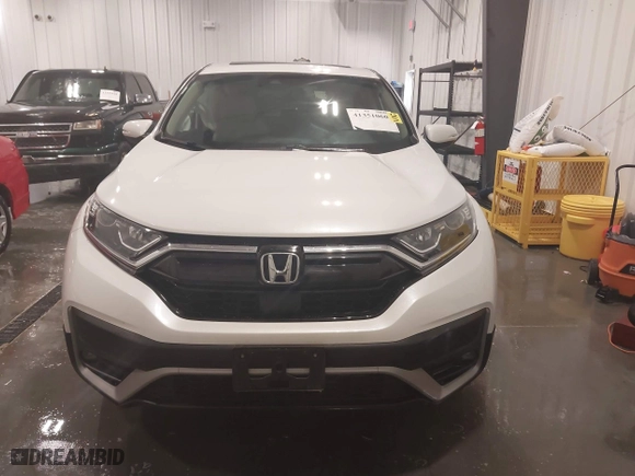 2021 Honda CR-V EX-L with VIN 2HKRW2H87MH602415, listed as a IAAI auction lot 41351060 with 17,400 mi miles. Bid and sale history available at carsss.com. Image 12.