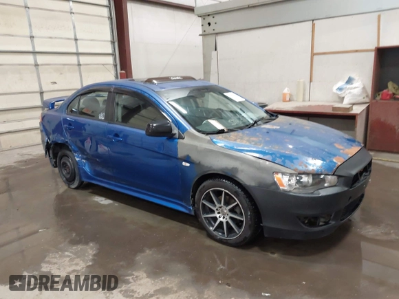 2009 Mitsubishi Lancer ES with VIN JA3AU26U29U036243, listed as a IAAI auction lot 41952044 with 181,650 mi miles. Bid and sale history available at carsss.com. Image 1.