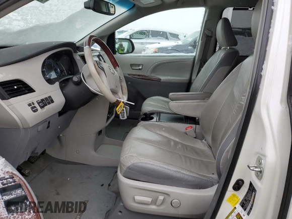 2012 Toyota Sienna XLE with VIN 5TDDK3DC4CS030704, listed as a Copart auction lot 44935165 with 120,890 mi miles and Salvage title. Bid and sale history available at DreamBid. Image 7.