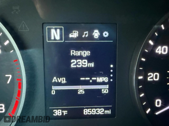2018 Hyundai Tucson SEL with VIN KM8J3CA47JU747017, listed as a Copart auction lot 52831145 with 85,932 mi miles and Clean Title. Bid and sale history available at carsss.com. Image 8.