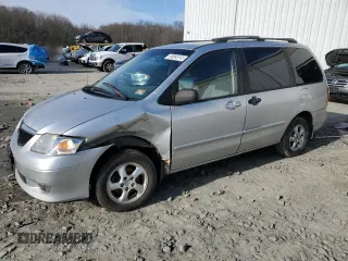 2002 Mazda MPV LX with VIN JM3LW28A520307520, listed as a Copart auction lot 44995145 with 139,593 mi miles and Salvage Title. Bid and sale history available at carsss.com. Image 1.