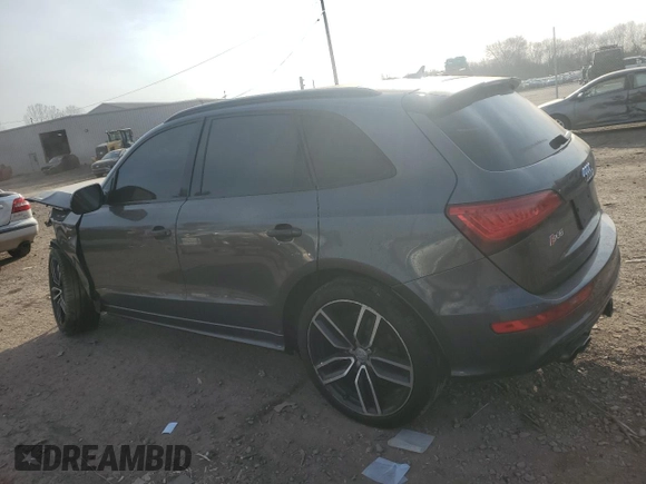 2017 Audi SQ5 Premium Plus with VIN WA1CCAFP5HA063917, listed as a Copart auction lot 48882755 with 104,669 mi miles and Salvage Title. Bid and sale history available at carsss.com. Image 2.