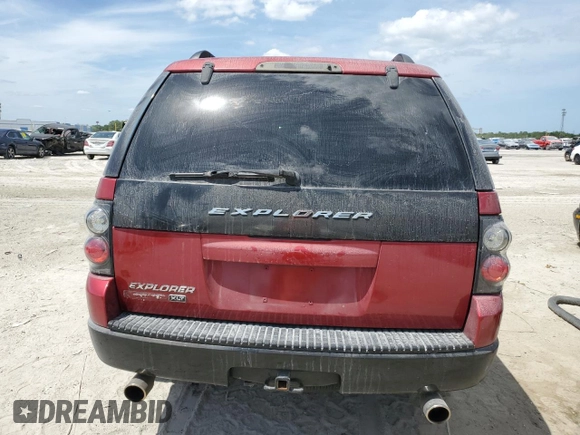 2004 Ford Explorer XLT with VIN 1FMZU73K24UB07921, listed as a Copart auction lot 55322585 with 117,293 mi miles and Salvage title. Bid and sale history available at DreamBid. Image 6.